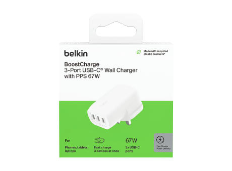 Belkin BoostCharge 3-Port Wall Charger EU Werbeartikel