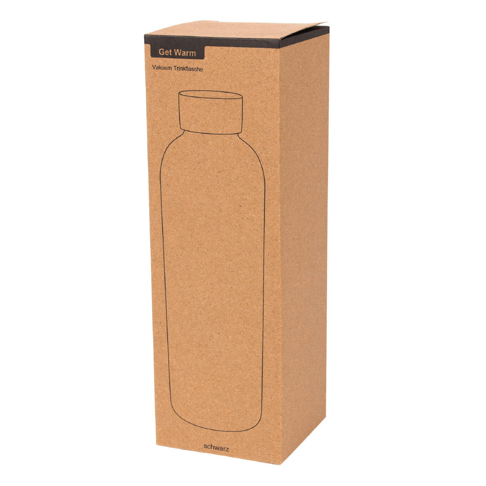 GET WARM - Vakuum-Isolierflasche Werbeartikel