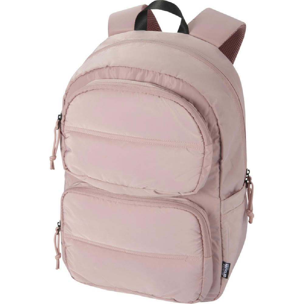 Puffer 15,6" GRS recycelter Laptoprucksack 18L Werbeartikel