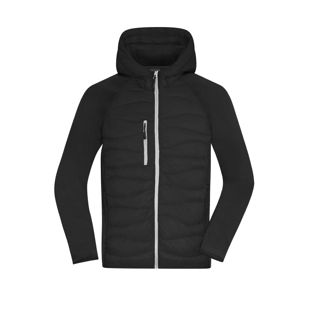 Product image Men's Hybrid Jacket - Sportliche Jacke mit Kapuze im attraktiven Materialmix Werbeartikel