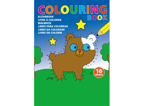 Kinder Malbuch aus Papier Constanze Werbeartikel