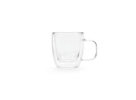 Elbe 75 Tasse Borosilikat Glas 65ml  Werbeartikel