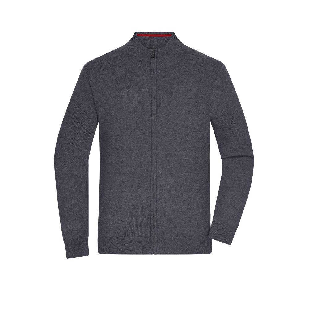 Product image Men's Zip Cardigan - Klassische Strickjacke mit Reißverschluss Werbeartikel