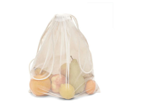 Product image MUMBAI - Obst- und Gemüsebeutel aus Baumwolle Werbeartikel