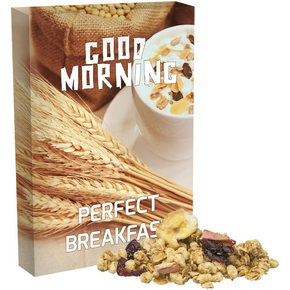 Product image Müsli Knusper Früchte, ca. 60g, Faltschachtel Werbeartikel