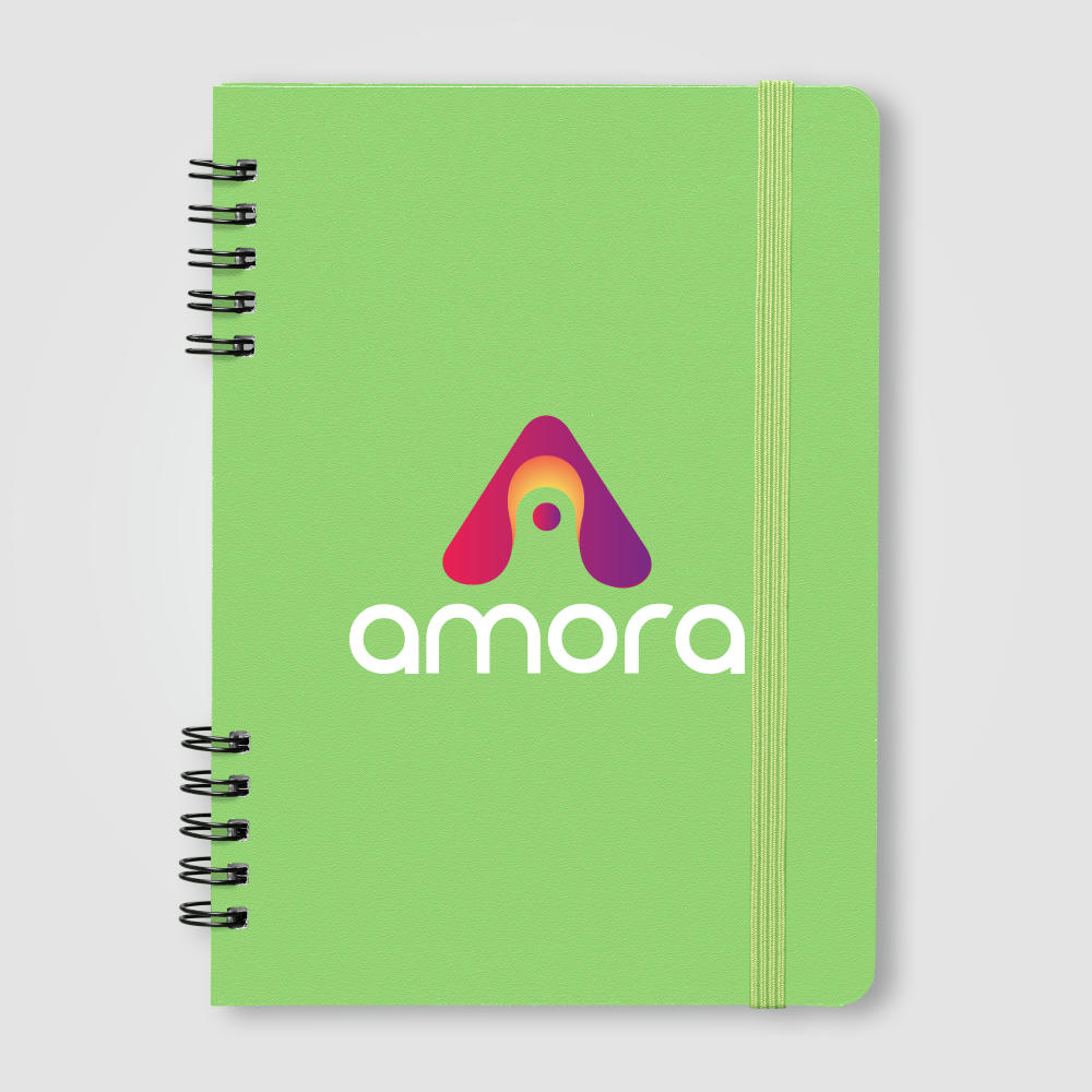 Jora Notizbuch spiralgebunden - A5 Werbeartikel