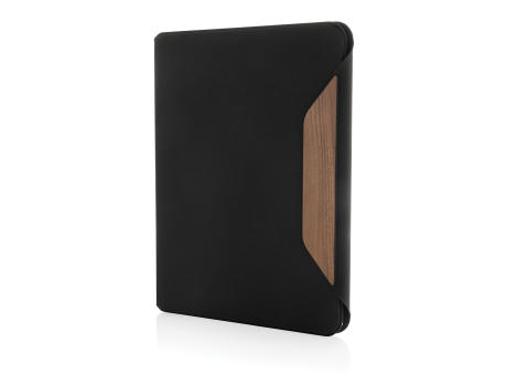 Teri AWARE™ A4 Portfolio aus RPET und Walnuss bedrucken