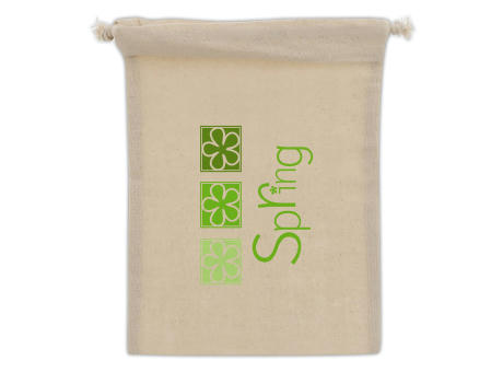 Product image Zuziehbeutel OEKO-TEX® Baumwolle 140g/m² 15x20cm bedrucken