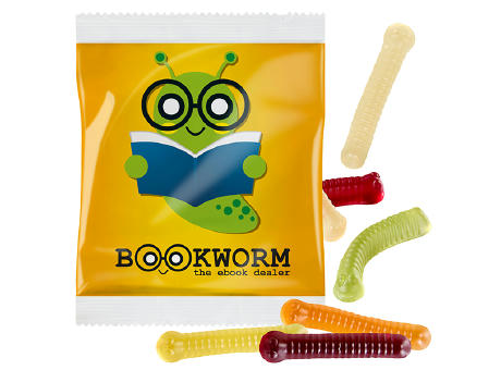 Product image Fruchtgummi INDIVIDUELL 30 g im kompostierbaren Tütchen Werbeartikel