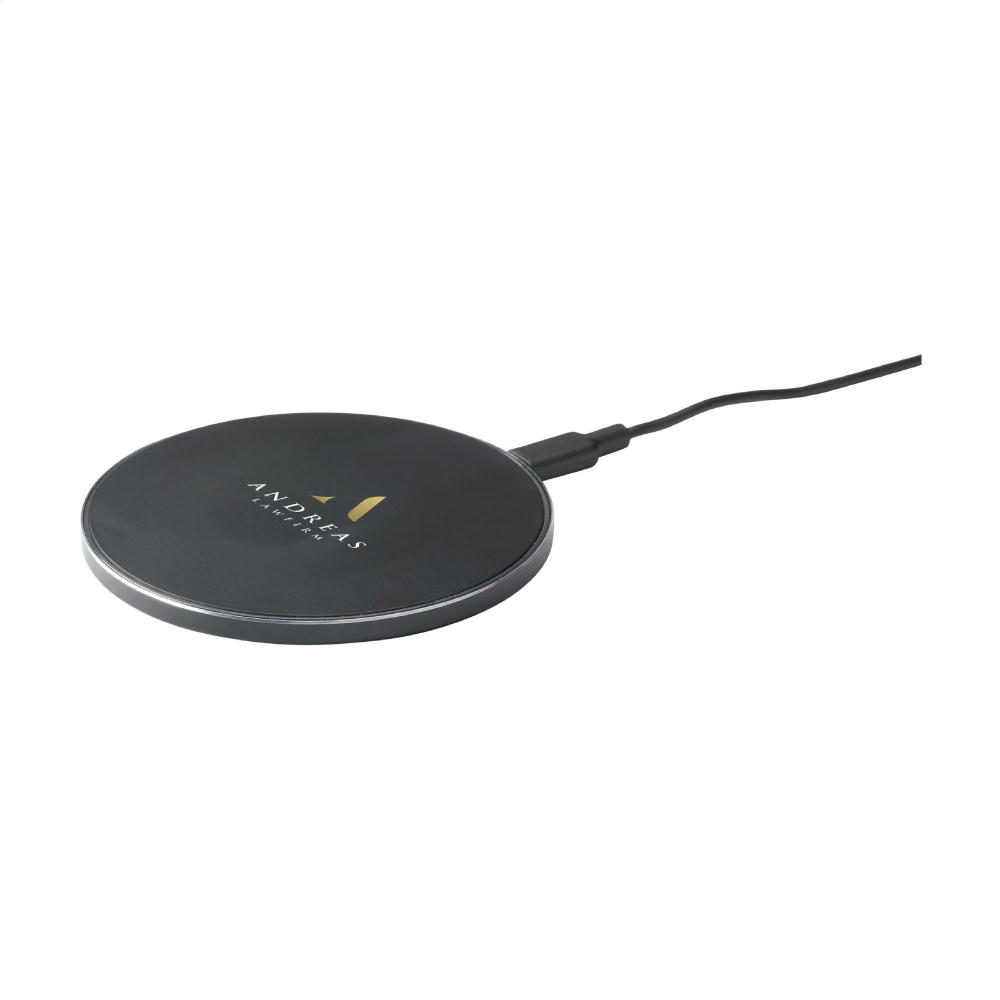 Product image Tecco GRS Recycled Alu 15W Wireless Charger Werbeartikel