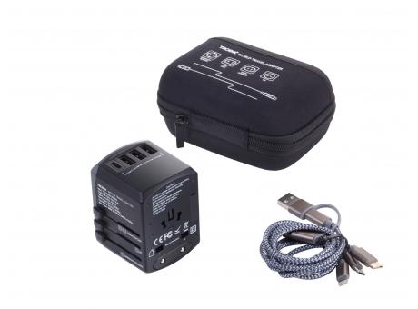 Product image TROIKA Reiseadapter-Set TROIKA WORLD TRAVEL ADAPTER Werbeartikel