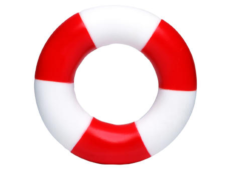 PVC Schwimmring, gestreift Werbeartikel