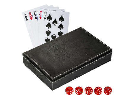 Spielkarten-Set mit Box RE98-SALAMINA Werbeartikel