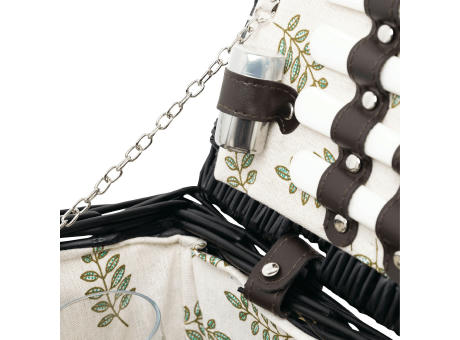 RICHMOND PARK - Weiden-Picknickkorbfür 4 Personen Werbeartikel