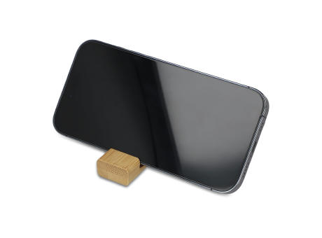 Bambus Smartphonehalter Schlüsselanhänger bedrucken