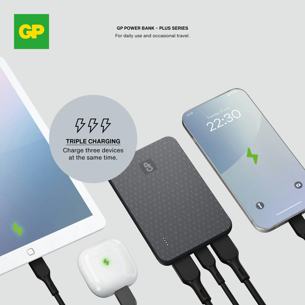 GP B+ Serie Powerbank 5000 mAh Werbeartikel