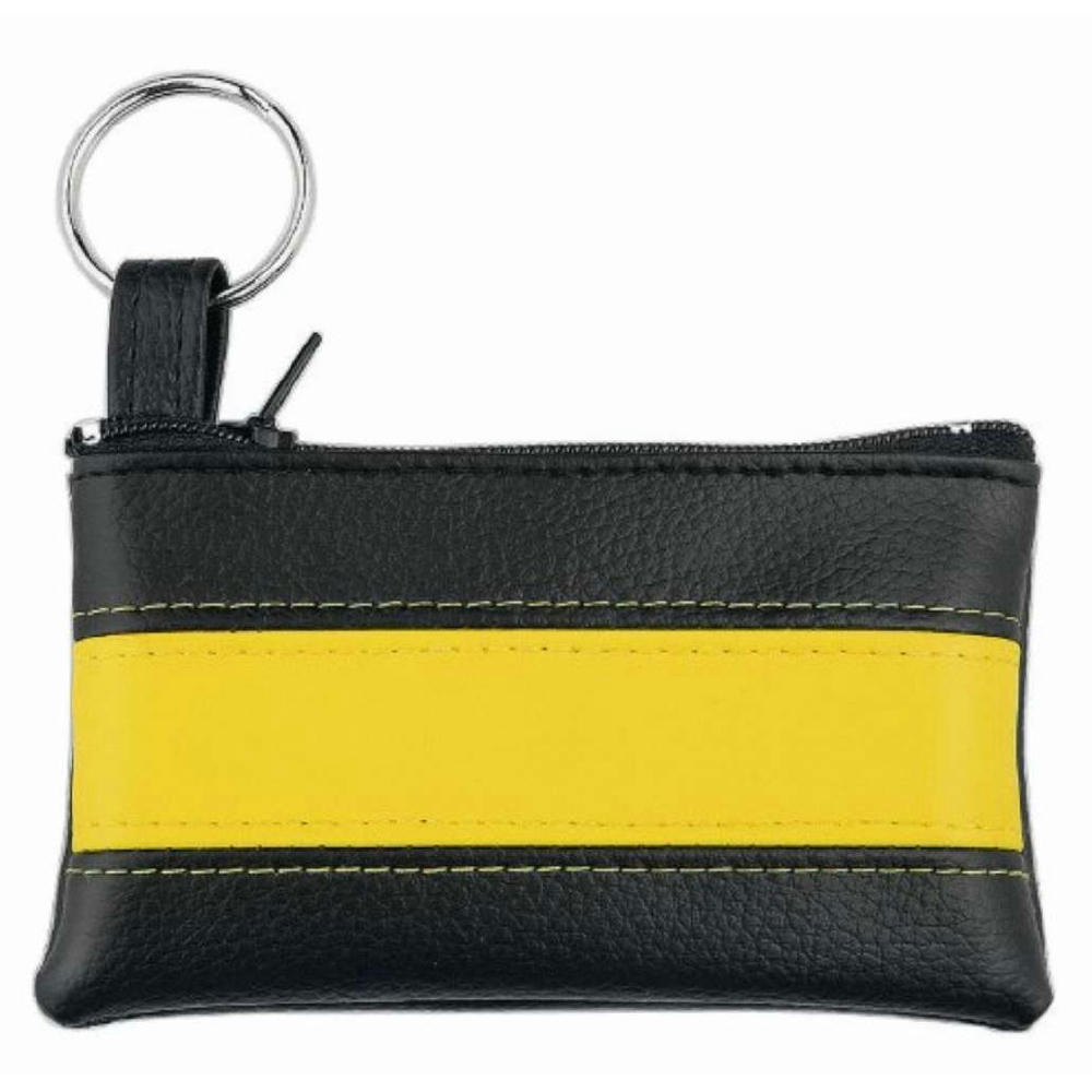 Product image CreativDesign® Schlüsseltasche "LookPlus" schwarz/gelb Werbeartikel