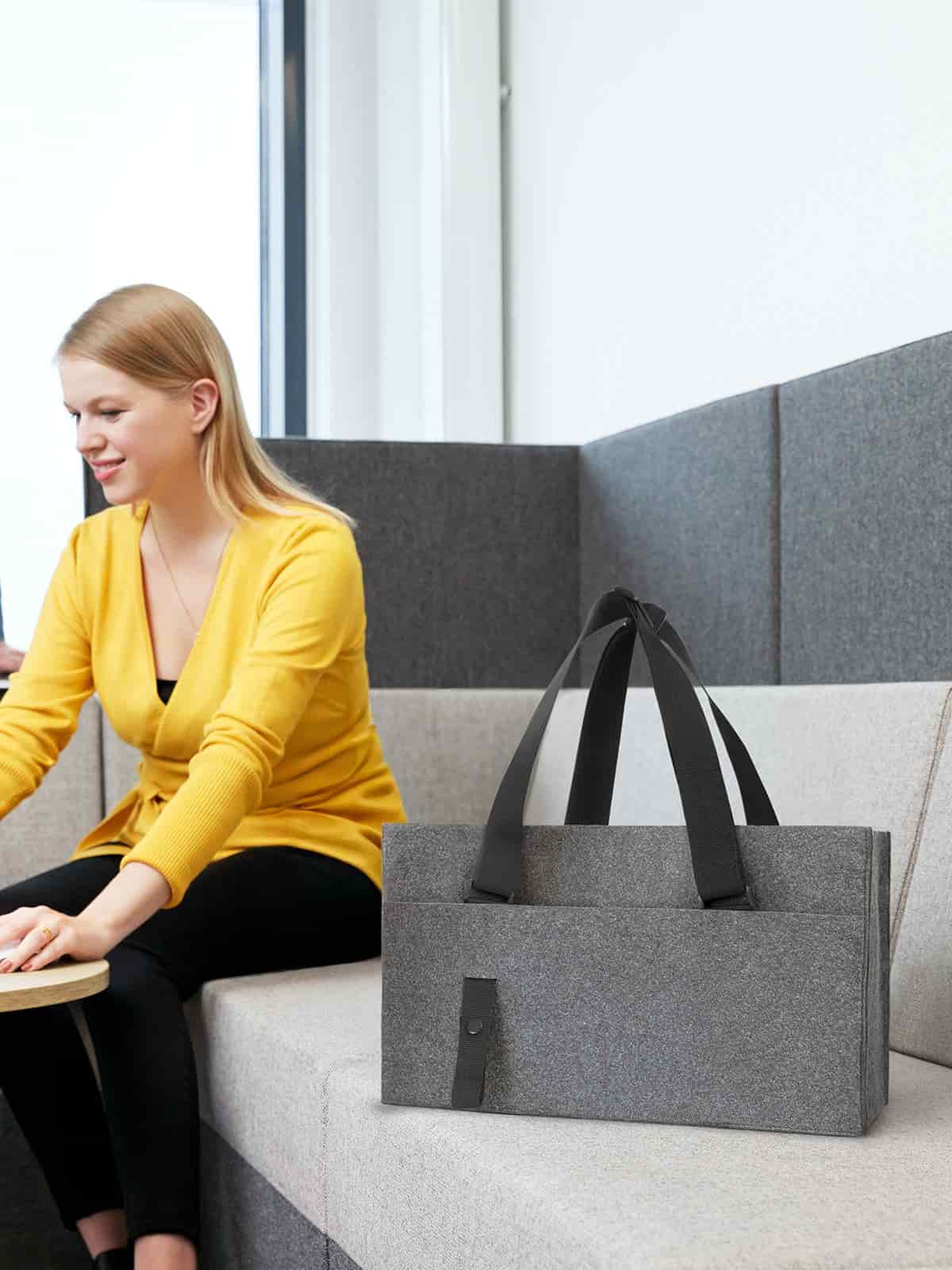 Halfar Organizer XL ModernClassic Anthrazit – hochwertiger Werbeartikel Organizer für Unternehmen und Alltag