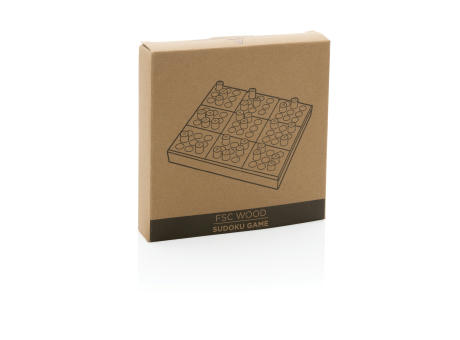 Holz-Sudoku-Spiel Werbeartikel