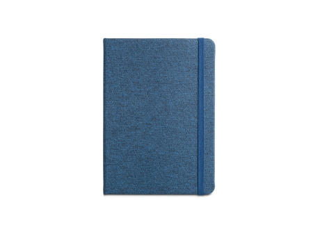 BOYD. A5 Notizbuch aus recyceltem Polyester (100% rPET) mit linierten Blättern bedrucken