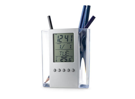 Product image EDEM. Kugelschreiberhalter mit Acryl-LCD-Bildschirm Werbeartikel