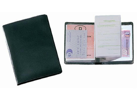 Product image CreativDesign® Ausweistasche "LefastoffOffenkantig" schwarz Werbeartikel