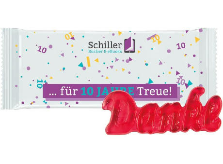 Product image Fruchtgummi 1er Danke Werbeartikel
