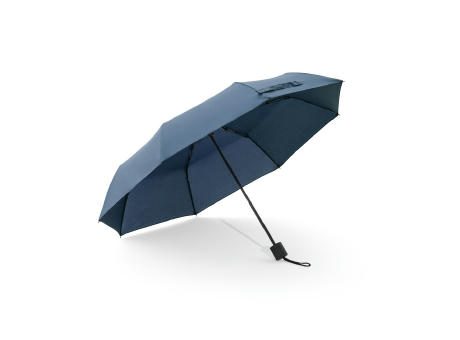 AIDEN. Regenschirm 21", aus recyceltem Polyester (100% rPET) Pongee 190T, in 3 Teile faltbar Werbeartikel