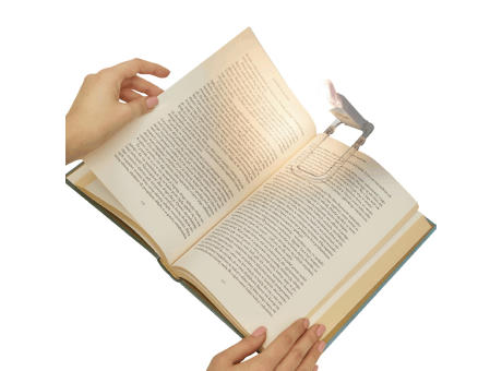 FLIPCLIP - Aufladbare LED-Leselampe Werbeartikel
