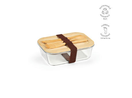 Van Gogh 1000 Lunchbox Borosilikat Glas 1090 ml  Werbeartikel