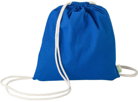 Kordelzugtasche aus recycelter Baumwolle Joy Werbeartikel