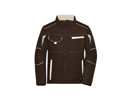 Workwear Softshell Padded Jacket - COLOR - - Funktionelle Softshelljacke mit warmem Innenfutter Werbeartikel