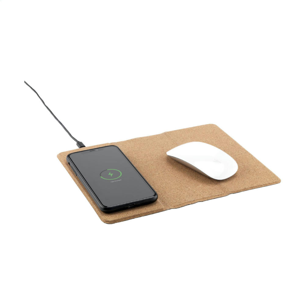 Product image Cork Wireless Ladendes Mousepad Mausmatte Werbeartikel