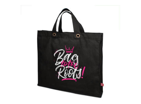 MACAU - Schwere Baumwolltasche mit kurzen Henkeln bedrucken