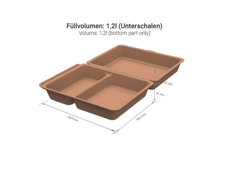 Menübox "ToGo" large Werbeartikel