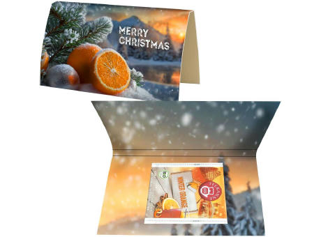 Product image Beuteltee Winter Orange, 2,25g, Werbekarte A6 gefaltet Werbeartikel