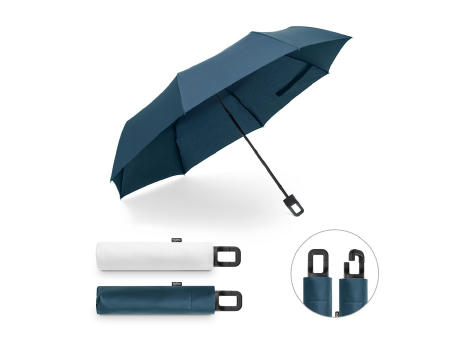 GEORGE. 21-Zoll-Regenschirm aus recyceltem Polyester (100 % rPET) 190T winddichtem Pongee Werbeartikel