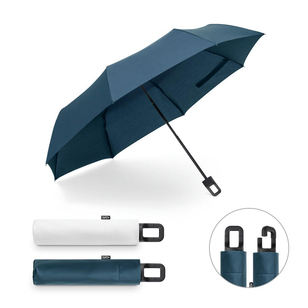 Product image GEORGE. 21-Zoll-Regenschirm aus recyceltem Polyester (100 % rPET) 190T winddichtem Pongee Werbeartikel