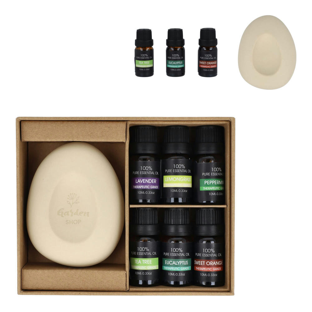 Product image InsideOut Aroma Pebble Geschenkset mit 6 ätherischen Ölen Werbeartikel