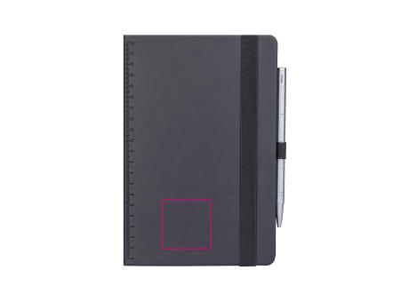 TROIKA Notizblock BLACK SLIMPAD A5 Werbeartikel