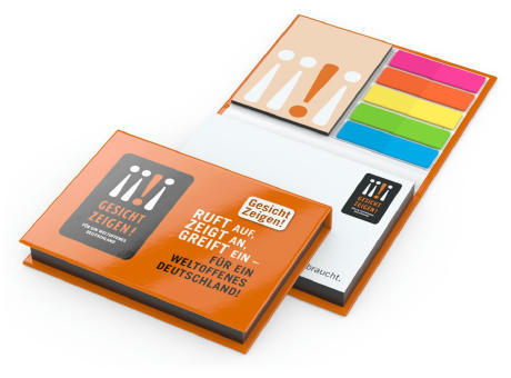 Product image Haftnotiz-Set Prag Bookcover Individuell, 100/25 Blatt Werbeartikel