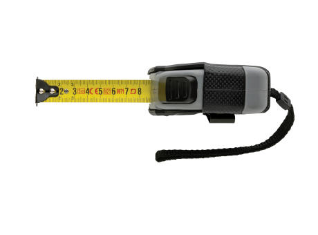 Auto-Stop-Maßband aus recyceltem Kunststoff, 5m/19mm bedrucken