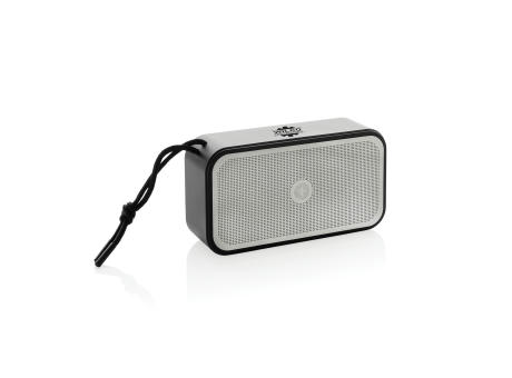 Swiss Peak 10W Basslautsprecher aus recyceltem Aluminium Werbeartikel