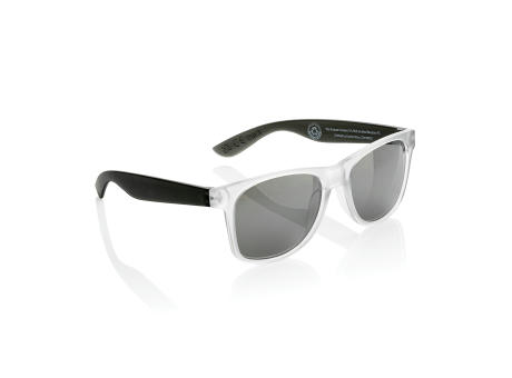 Gleam Sonnenbrille aus RCS rec. PC mit verspiegelten Gläsern bedrucken