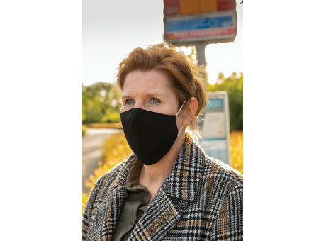 Wiederverwendbare 2-lagige Baumwoll-Gesichtsmaske Werbeartikel