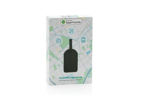 Globefind RCS rPolyester Anhänger mit weltweiter Ortung Werbeartikel