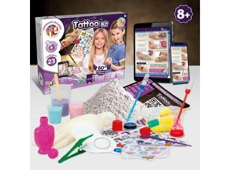 Tattoo Factory Kit III. Lernspiel lieferung inklusive einer kraftpapiertasche (115 g/m²) Werbeartikel