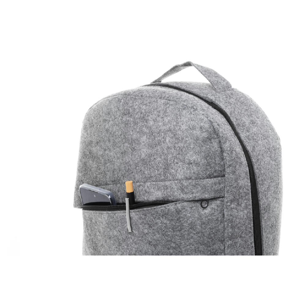 RPET-Filz-Rucksack Refelt Back Werbeartikel