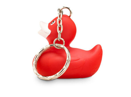 Werbeente Renate XS mit Schlüsselanhänger, ca. 5 cm bedrucken