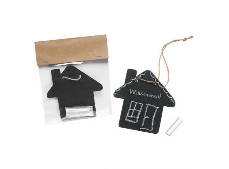 Kreidetafel "Haus" Werbeartikel